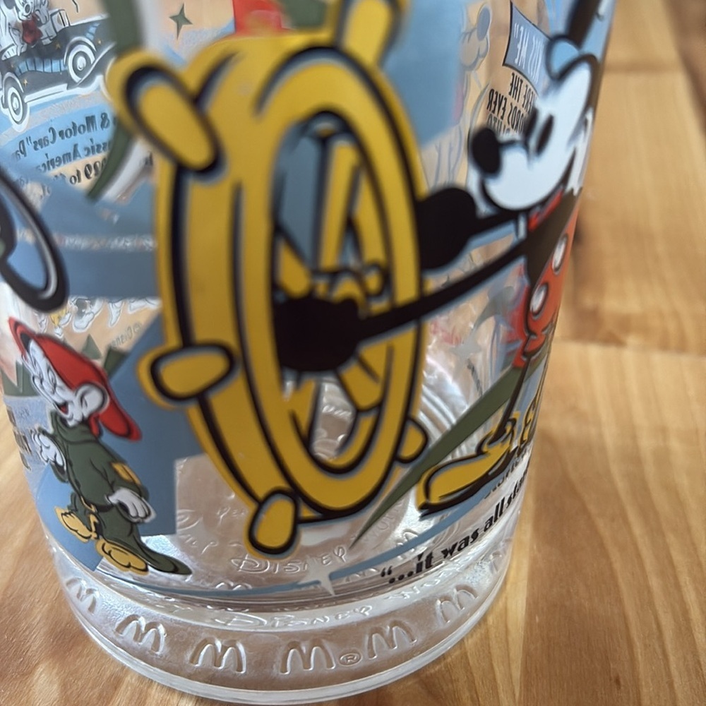Disney World 100 Year Anniversary McDonald's Collectors Glass 2000 Collectible - Picture 2 of 8